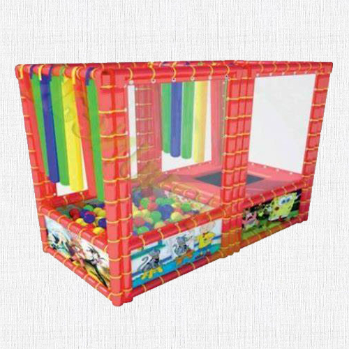 400x200 Kırmızı Trambolinli Top Havuzu SE-141