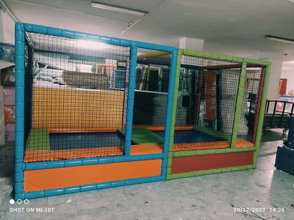 400x200x200 İkili Trambolin SE-138 - Görsel 3
